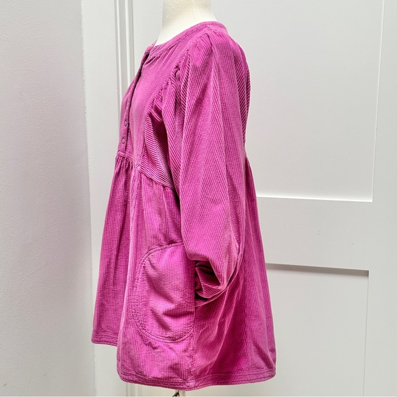 FREE PEOPLE Covered in Cord Tunic NWOT - Picture 7 of 12